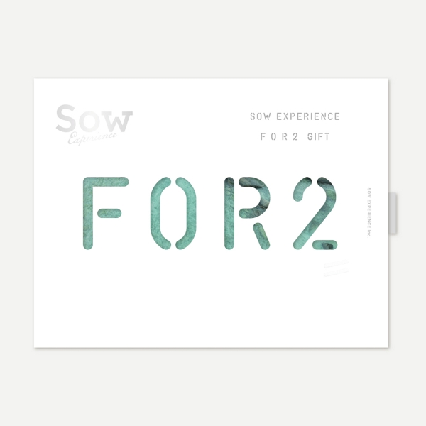 ≪SOW EXPERIENCE（ソウ・エクスペリエンス）≫FOR2ギフト（RED）［カタログギフト］
