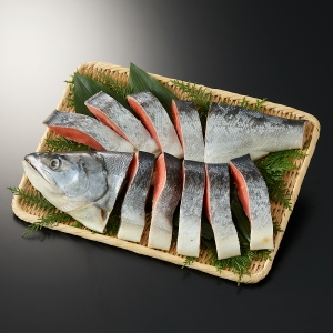 ［北海道］北海道産新巻鮭半身姿造り【全国うまいもの巡り】