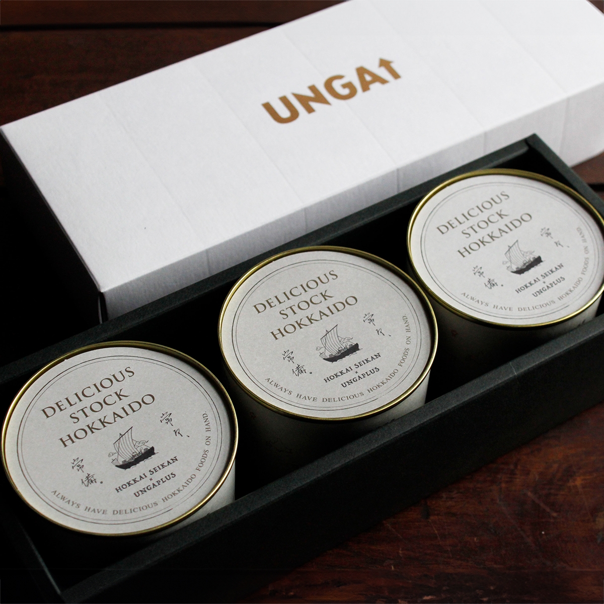 UNGAPLUS（うんがぷらす） DELICIOUS STOCK HOKKAIDO 北海道豆缶3種