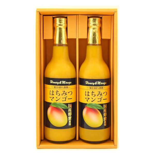 藤井養蜂場 はちみつマンゴードリンク600ml×2本セット | シブヤフード