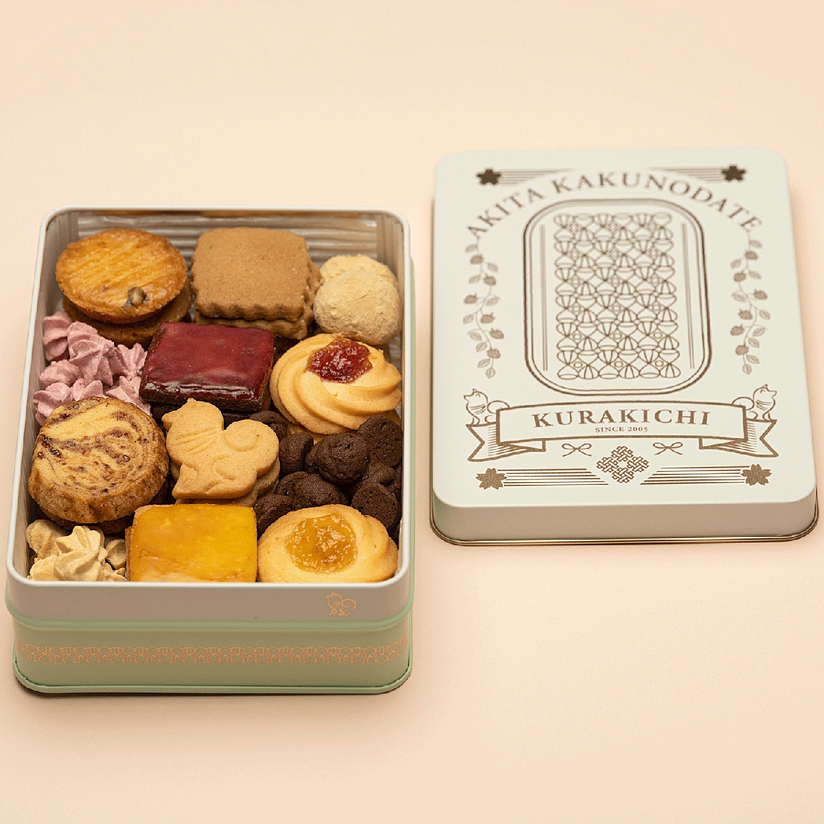 くら吉 KURAKICHIあきたフルーツクッキー缶（大） | シブヤフード