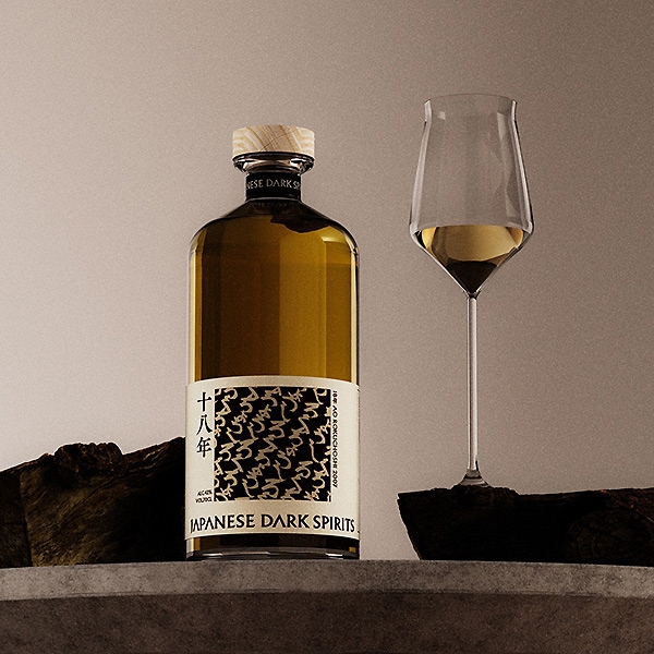 ≪福岡・SHOCHU X≫Japanise Dark spirits 18年熟成 Rokuchoshi 米