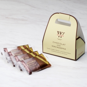 マカダミア・ショコラ（ミルク）4枚入