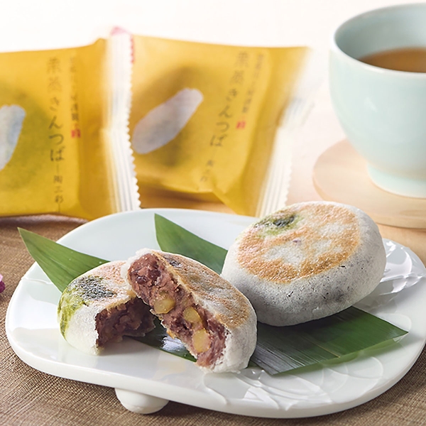 恵那川上屋 栗蒸しきんつば -陶三彩- 15個入(KG33) | シブヤフード