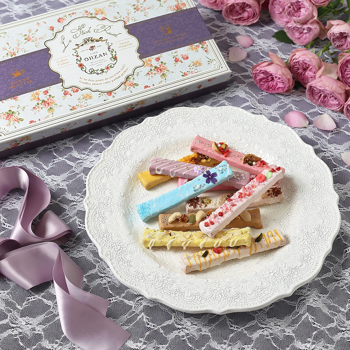 ジャパン蝕望縁グラヴェル&オルグス　4枚 カフェ オウザン 【夏季限定】スティックラスク 10本入 フルール