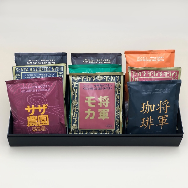 サザコーヒー 【ドリップバッグ】サザカップオン レインボー9P 箱入り