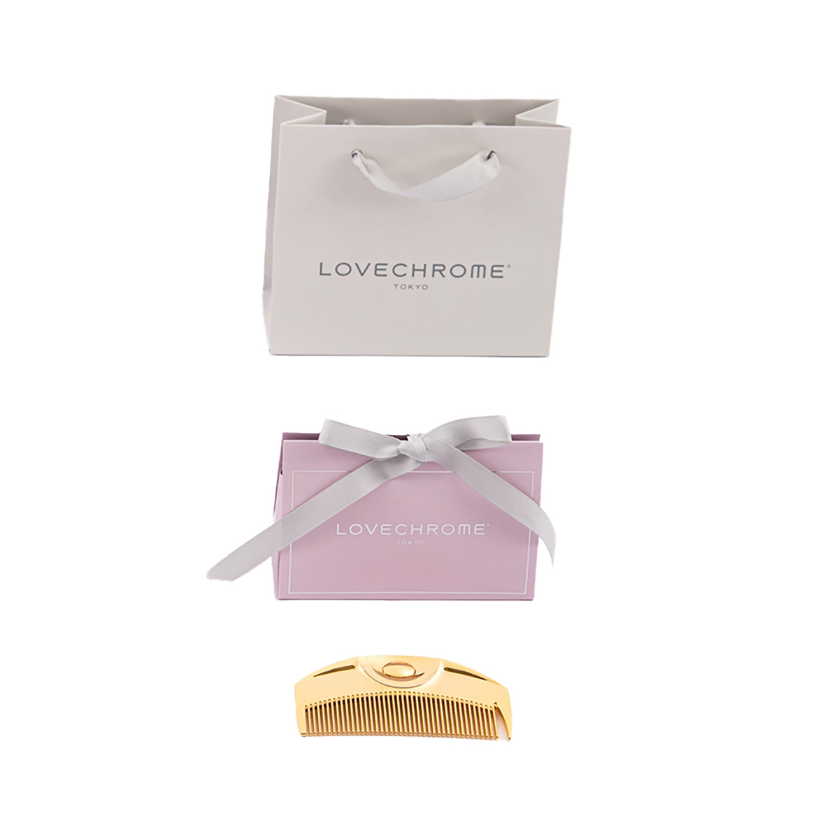 LOVECHROME リボン付きギフトパッケージ ラブクロム GIFTラッピングS （BOX・ショッパー） | シブヤ
