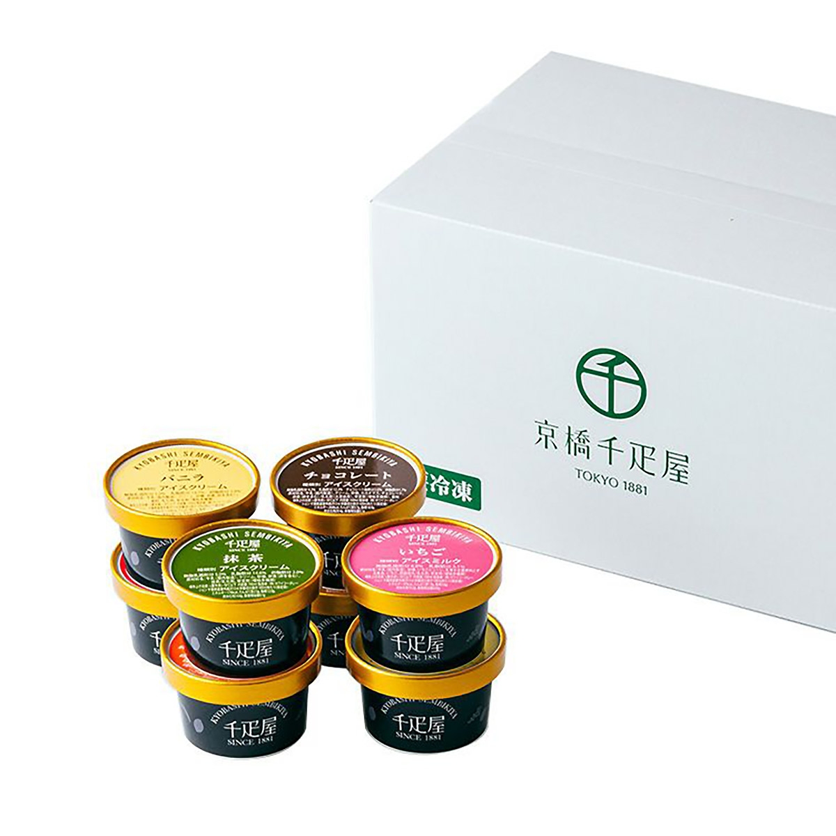 京橋千疋屋 アイスセット8個入 | シブヤフード オンラインストア