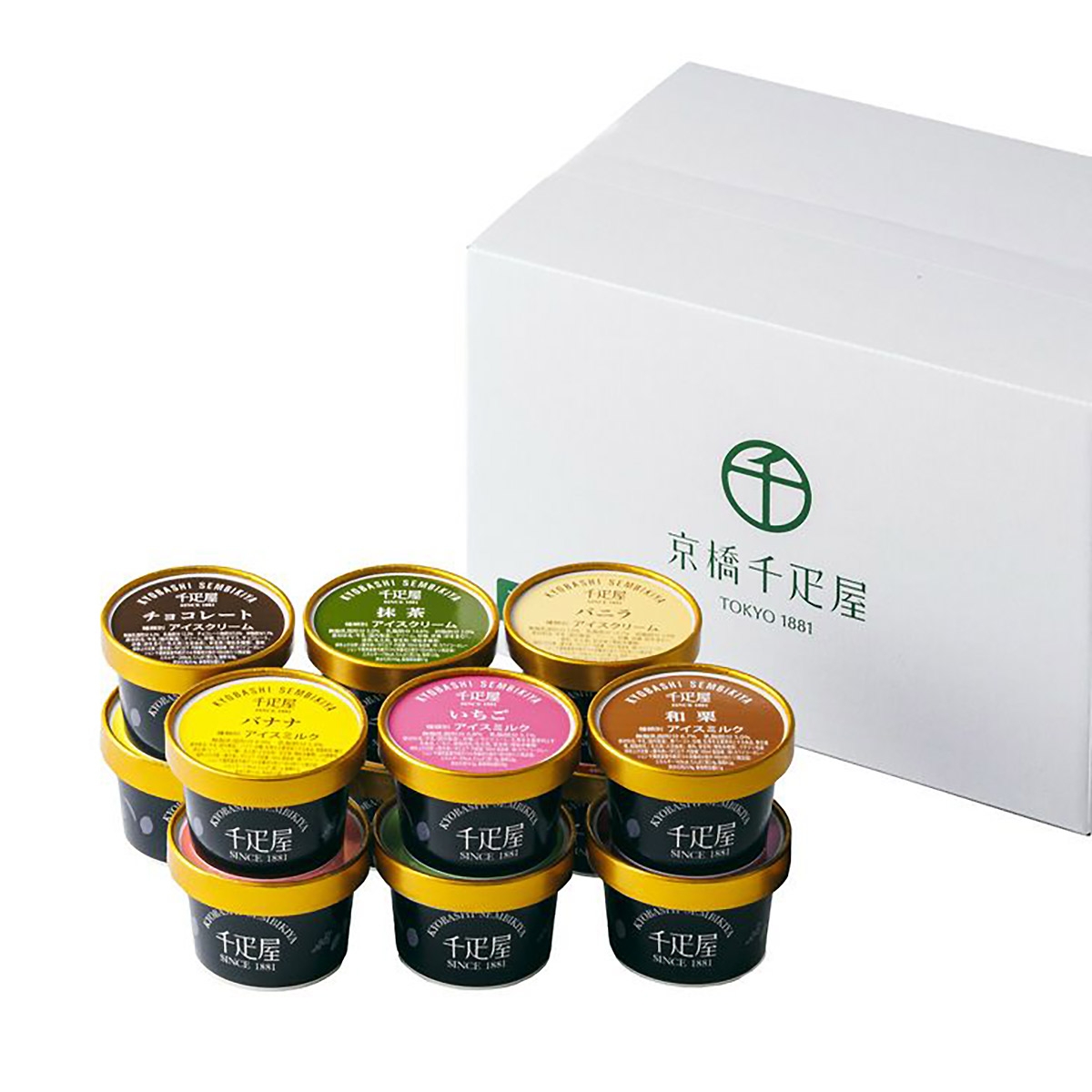 京橋千疋屋 アイスセット12個入 | シブヤフード オンラインストア