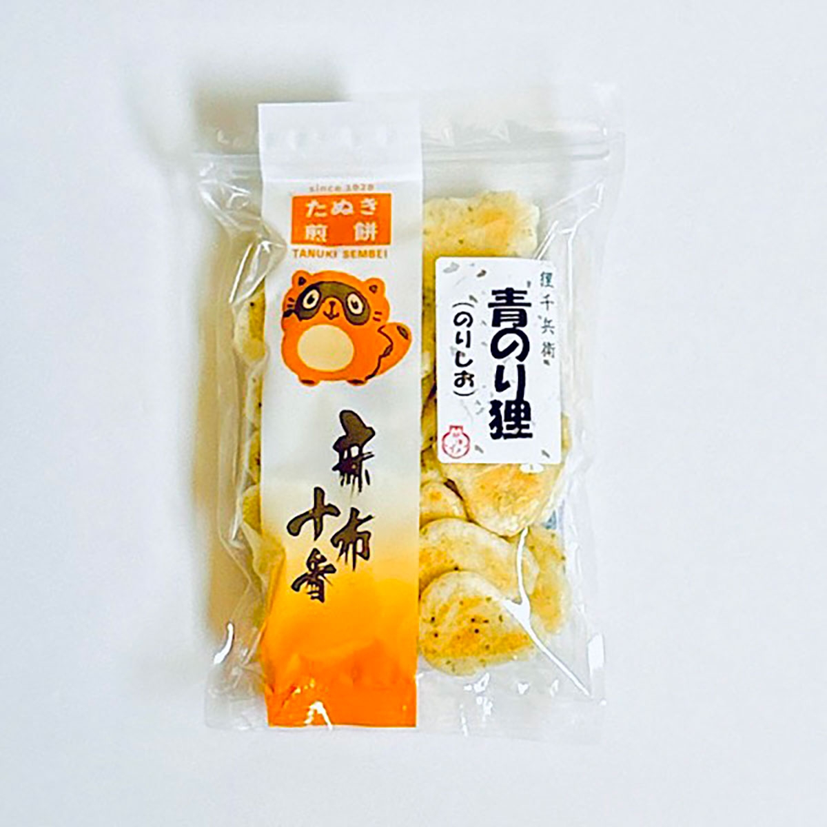 たぬき煎餅 青のり狸 | シブヤフード オンラインストア（渋谷スイーツ
