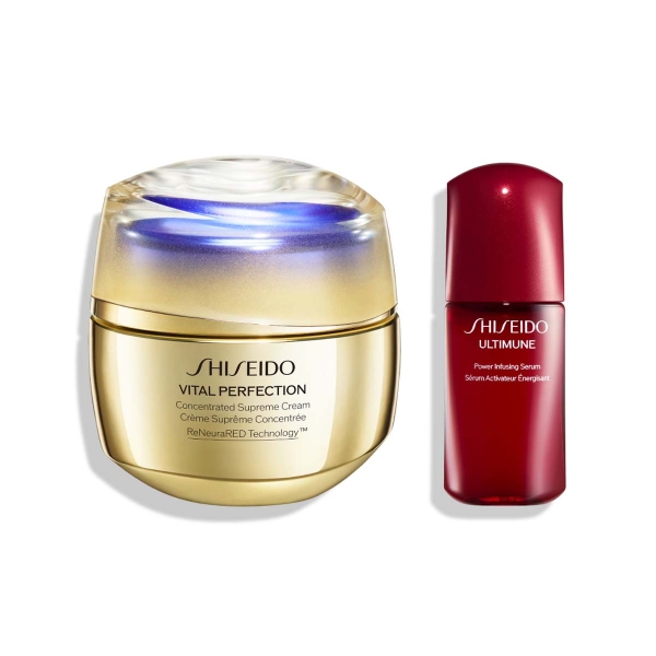 【値下げ】バイタルパーフェクション／シュプリームクリーム SHISEIDO バイタルパーフェクション モイスチャライザーキット