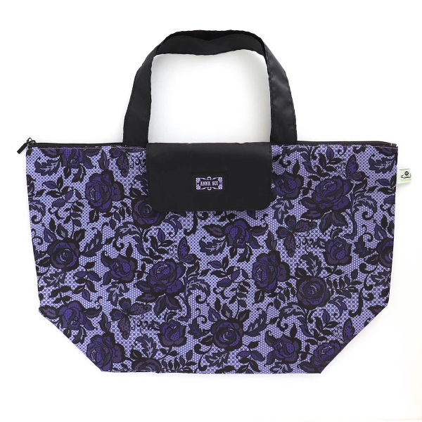 ≪ANNA SUI（アナ スイ）≫ファスナー付きエコバッグ（パープル