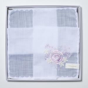 SWATOW 手刺繍 ハンカチ6枚 詰め合わせギフトボックス SWATOW（スワトウ） 手刺繍ハンカチ7202（ホワイト） | 東急百貨店