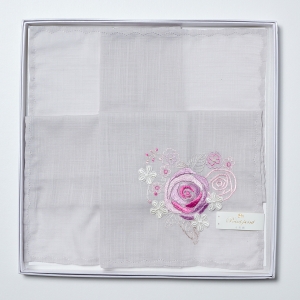 SWATOW（スワトウ） 手刺繍ハンカチ0614（ホワイト） | 東急百貨店