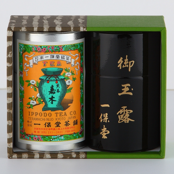 一保堂茶舗 玉露 甘露・煎茶 嘉木（小缶） | シブヤフード オンライン 