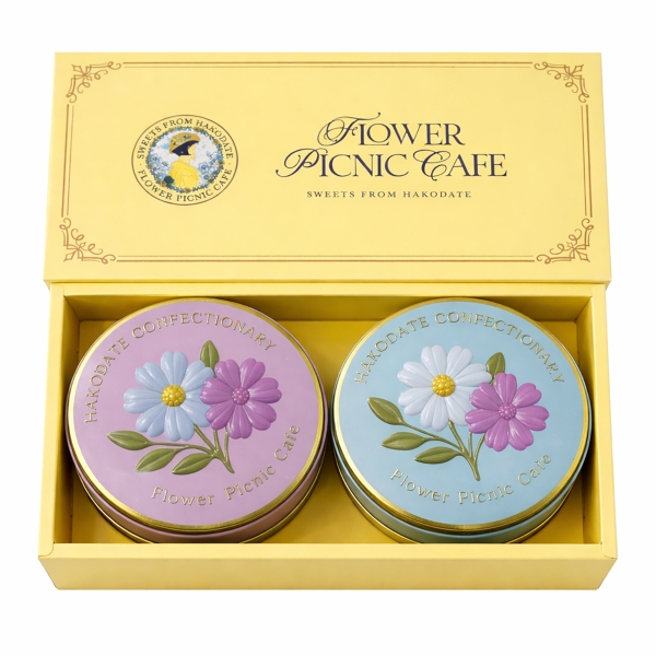 Flower Picnic Cafe（フラワーピクニックカフェ） お花のぼうろ2缶