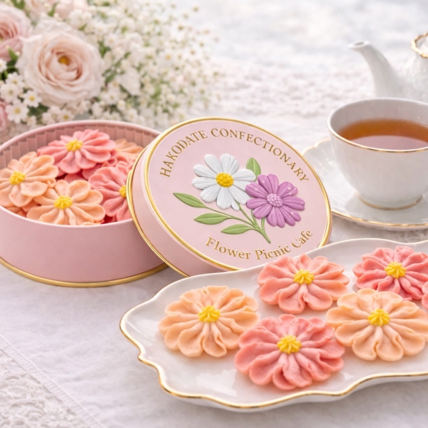 Flower Picnic Cafe（フラワーピクニックカフェ） お花のぼうろ2缶