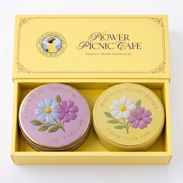 Flower Picnic Cafe（フラワーピクニックカフェ） お花のぼうろ2缶