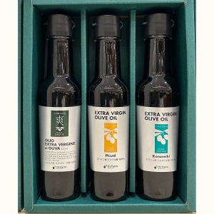 オリーブオイルソムリエおすすめ三大産地食べ比べ3本ギフト