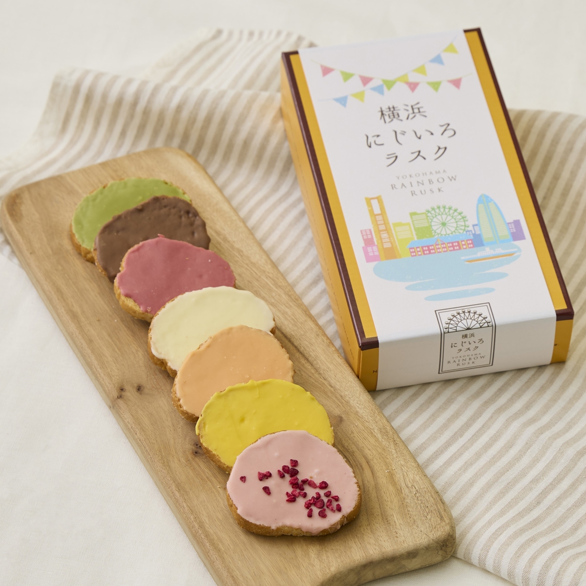 ≪横浜フランス菓子 プチ・フルール≫横浜にじいろラスク | シブヤ