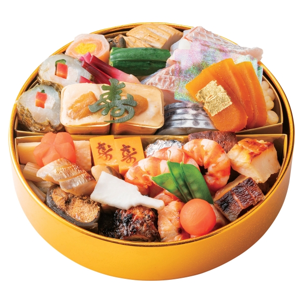 《東京吉兆》おせち料理一段（日本酒付き）