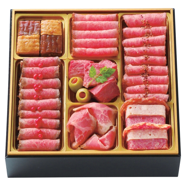 《精肉あづま》肉づくしおせち一段重