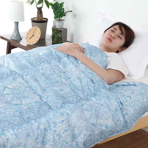 夏の福袋《丸八真綿》【洗える羽毛肌掛けふとん】 ダブルサイズ