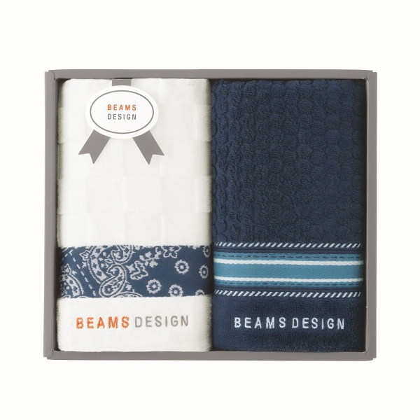 ≪BEAMS DESIGN≫チェッカーバンダナ フェイスタオルセットA | 東急