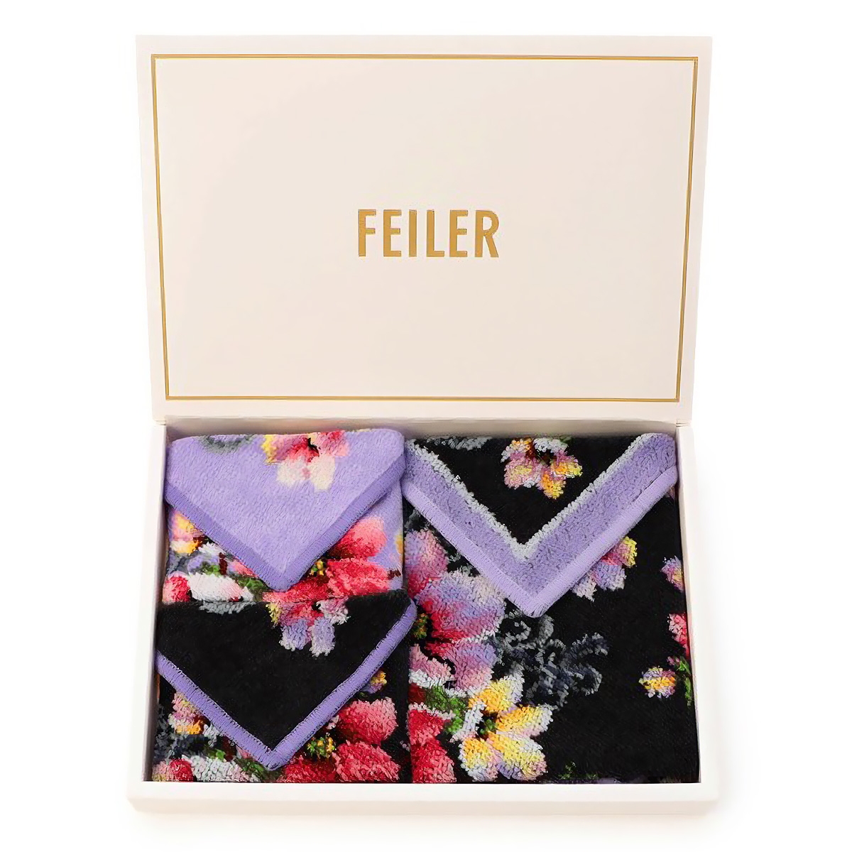 ≪フェイラー（FEILER）≫ニューポージー タオル・ハンカチ3枚セット