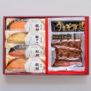 国内産うなぎ蒲焼・焼魚詰合せ
