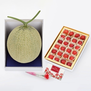 母の日さくらんぼ・アールスメロン詰め合わせ