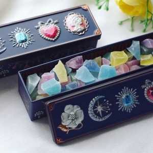 母の日《魔法の琥珀糖》青の宝石缶