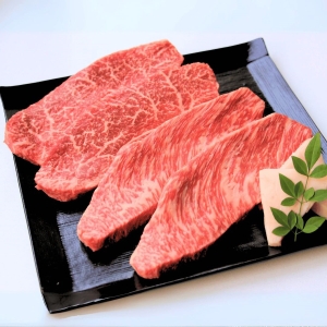 国産黒毛和牛 モモ希少部位 食べ比べステーキセット（ランプ・イチボ）