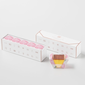 フクサヤキューブギフトセット5個入（ローズパッケージ）