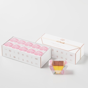フクサヤキューブギフトセット10個入（ローズパッケージ）