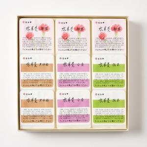 （母の日シール付）母の日限定パッケージ 水羊羹9個入