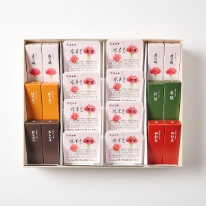 （母の日シール付）母の日限定パッケージ 羊羹・水羊羹詰合せ6号