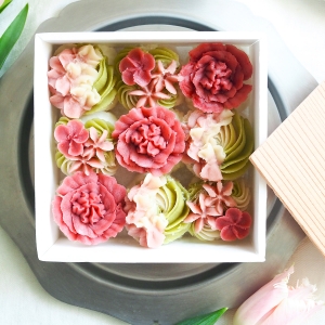 おはぎのフラワーBOX（カーネーション）