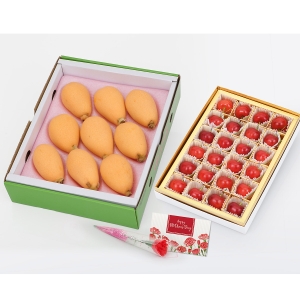 母の日さくらんぼ・びわ詰め合わせ