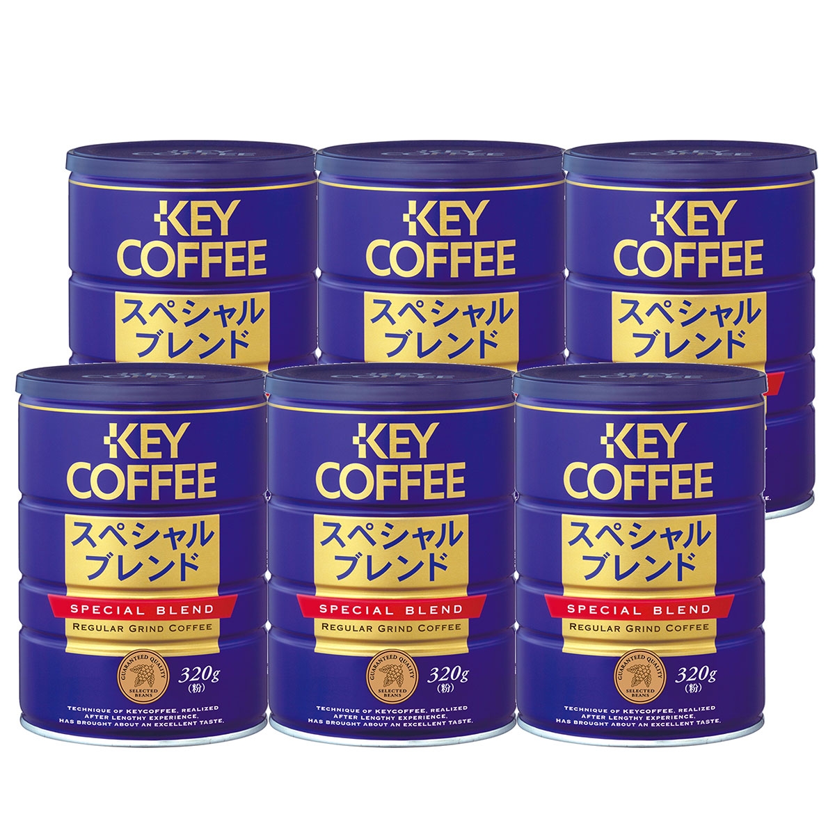 キーコーヒー コーヒー粉（缶） スペシャルブレンド（320g） 1ケース