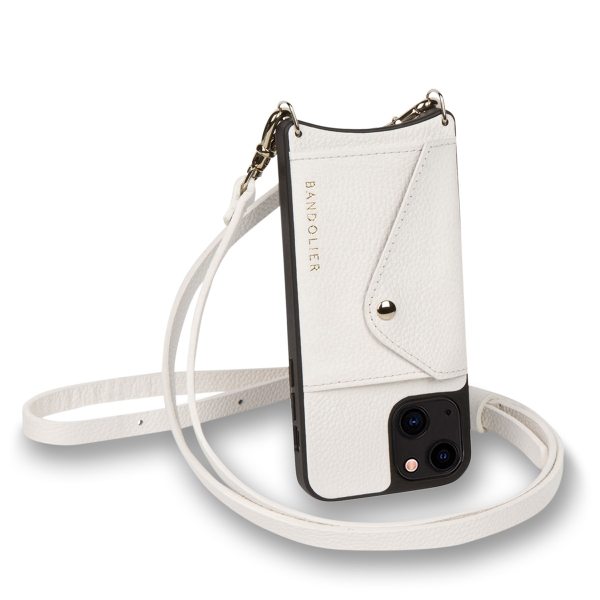 バンドリヤー》iPhone 13 DONNASIDESLOT WHITE ドナ サイドスロット