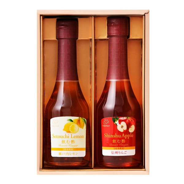 OSUYA GINZA》飲む酢デザートビネガーセット（瀬戸内レモン・信州