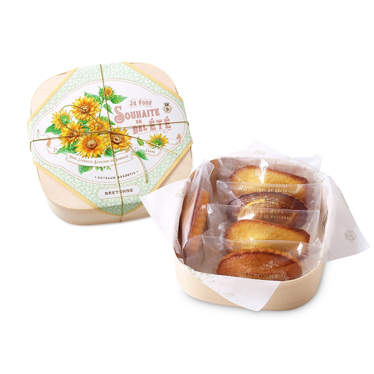 ビスキュイテリエ ブルトンヌ 夏のガトー BOX 〈ひまわり〉 5個入