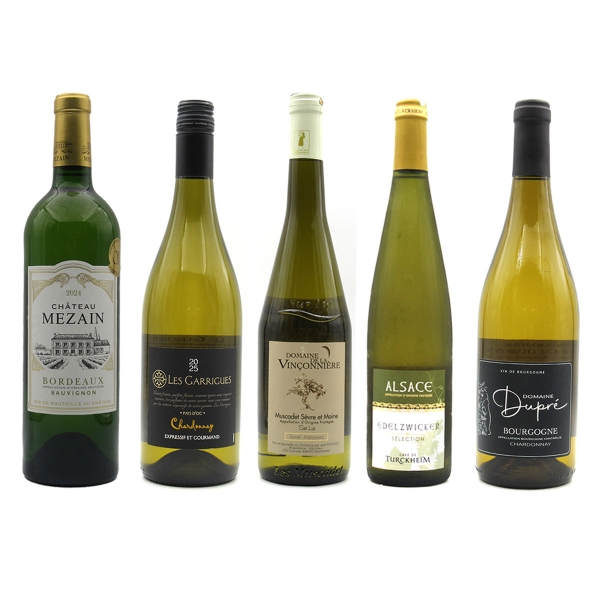 4】フランスワイン白ワイン飲みくらべ5本セット | ザ・ワイン
