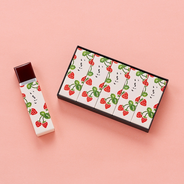 ≪とらや≫小形羊羹いちご5本入