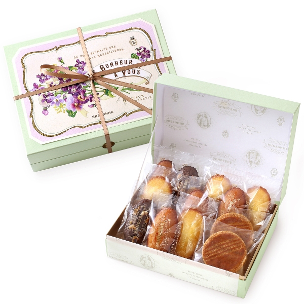 ≪ビスキュイテリエ ブルトンヌ≫プランタン アソート〈ショコラ〉12個入