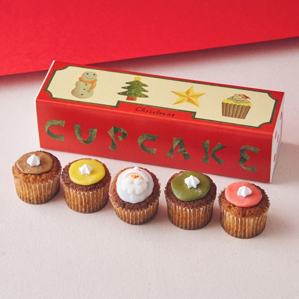 ベイクドクリスマス カップケーキ